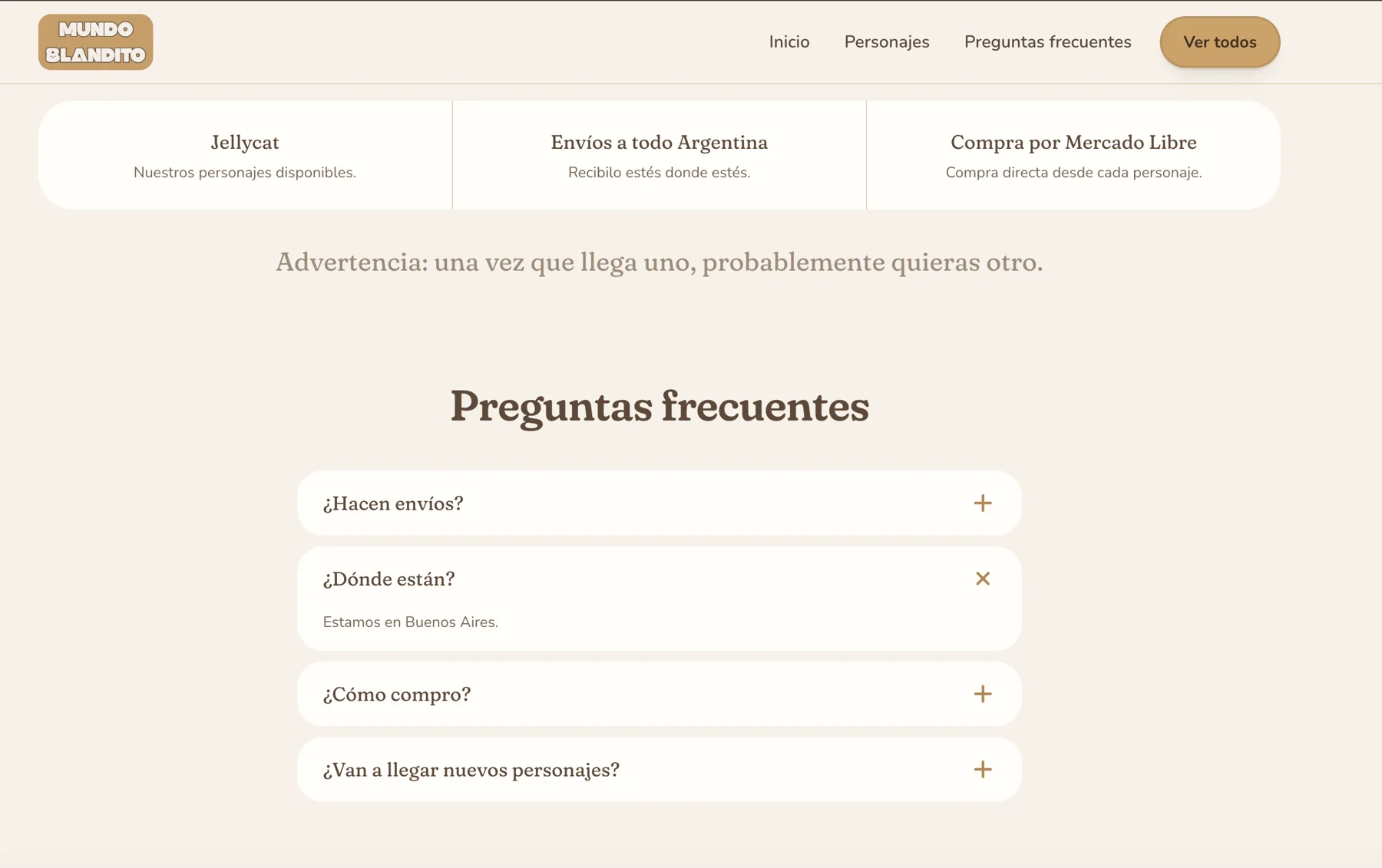 Mundo Blandito — Frequently asked questions